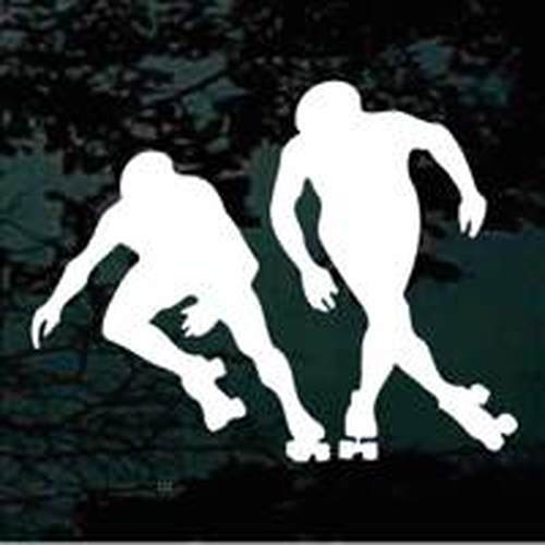 Roller Skating 01 Custom Vinyl Decal Sticker