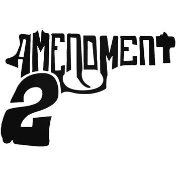 2 Amendment 44 Vinyl Decal Sticker