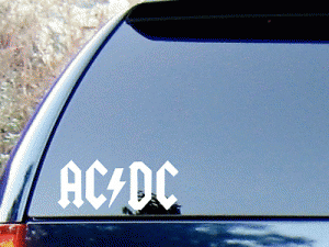 AC DC - Band Stickers - NiceDecal