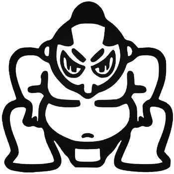 Angry Sumo Jdm Vinyl Decal Sticker