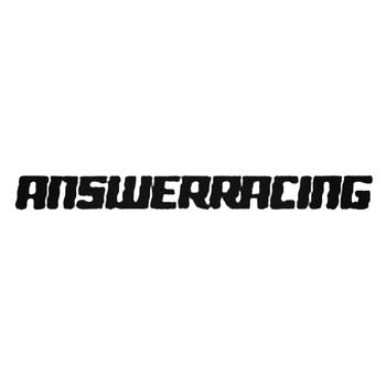 Answer Racing Text Long Vinyl Decal Sticker