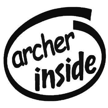 Archer Inside Vinyl Decal Sticker