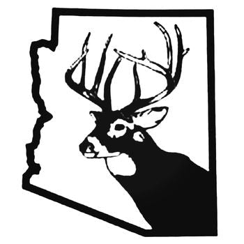 Arizona Deer Hunting Vinyl Decal Sticker