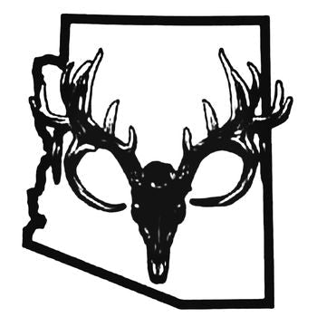 Arizona Deer Skull Vinyl Decal Sticker