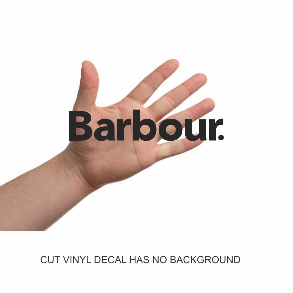 Barbour Vinyl Decal Sticker - Image 5