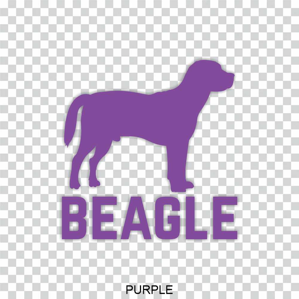 Beagle Car Dog for Windows Vinyl Decal Sticker - Image 16