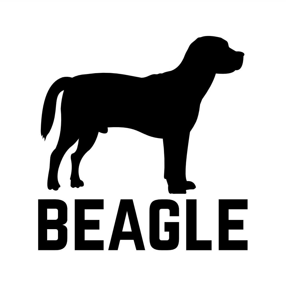 Beagle Car Dog for Windows Vinyl Decal Sticker