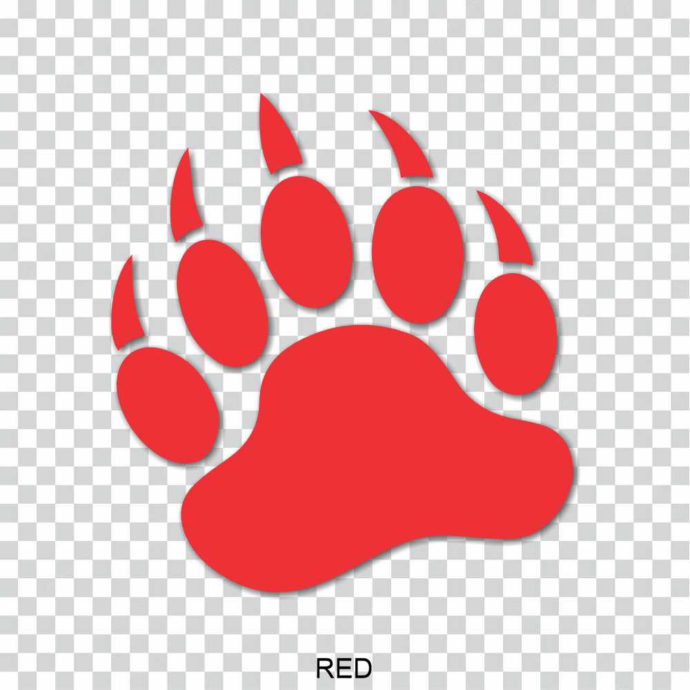 Bear Paw 95 Decal Sticker - Image 17