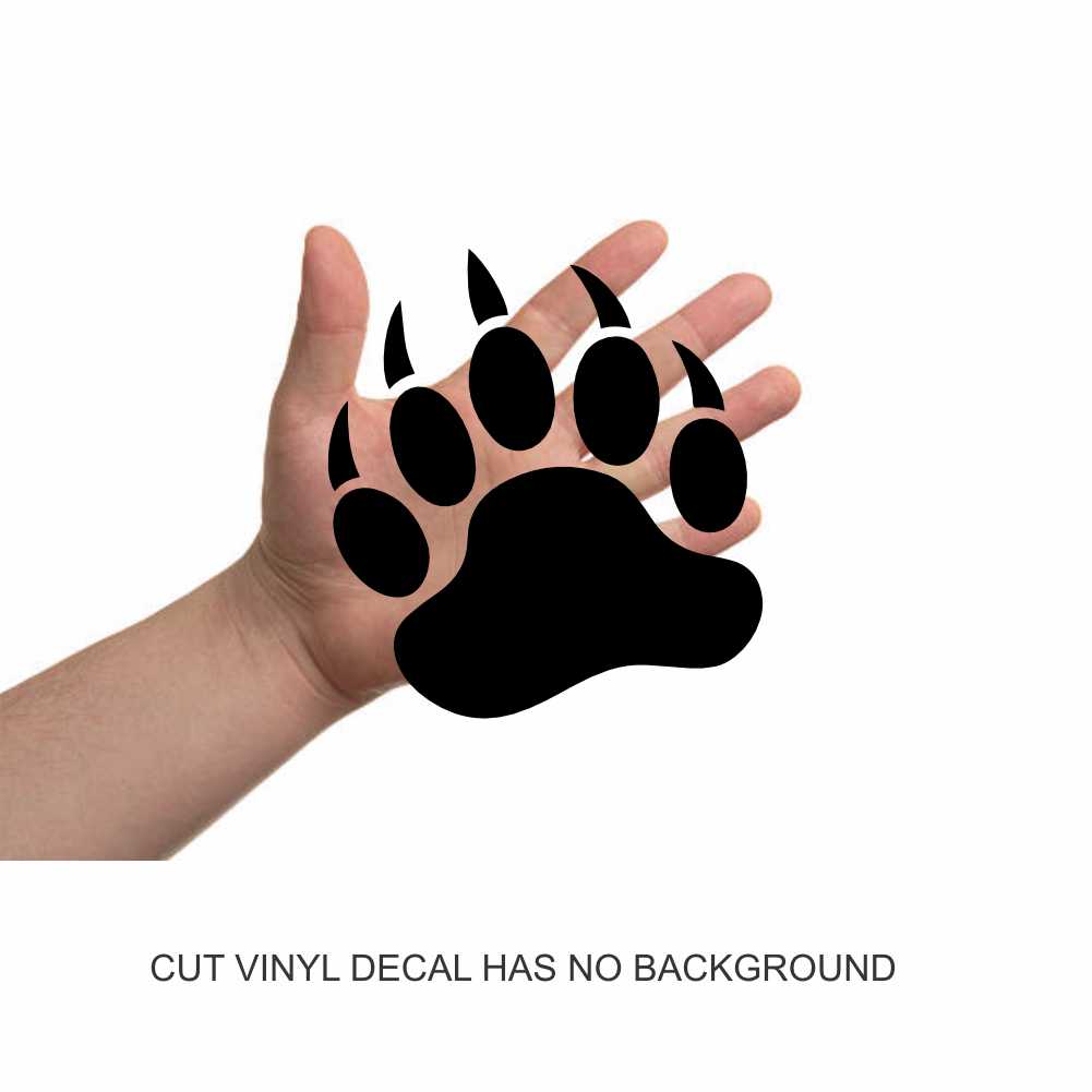 Bear Paw 95 Decal Sticker - Image 5
