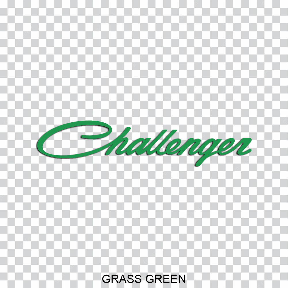Dodge Challenger Script Windshield Banner Decal Sticker - Image 13