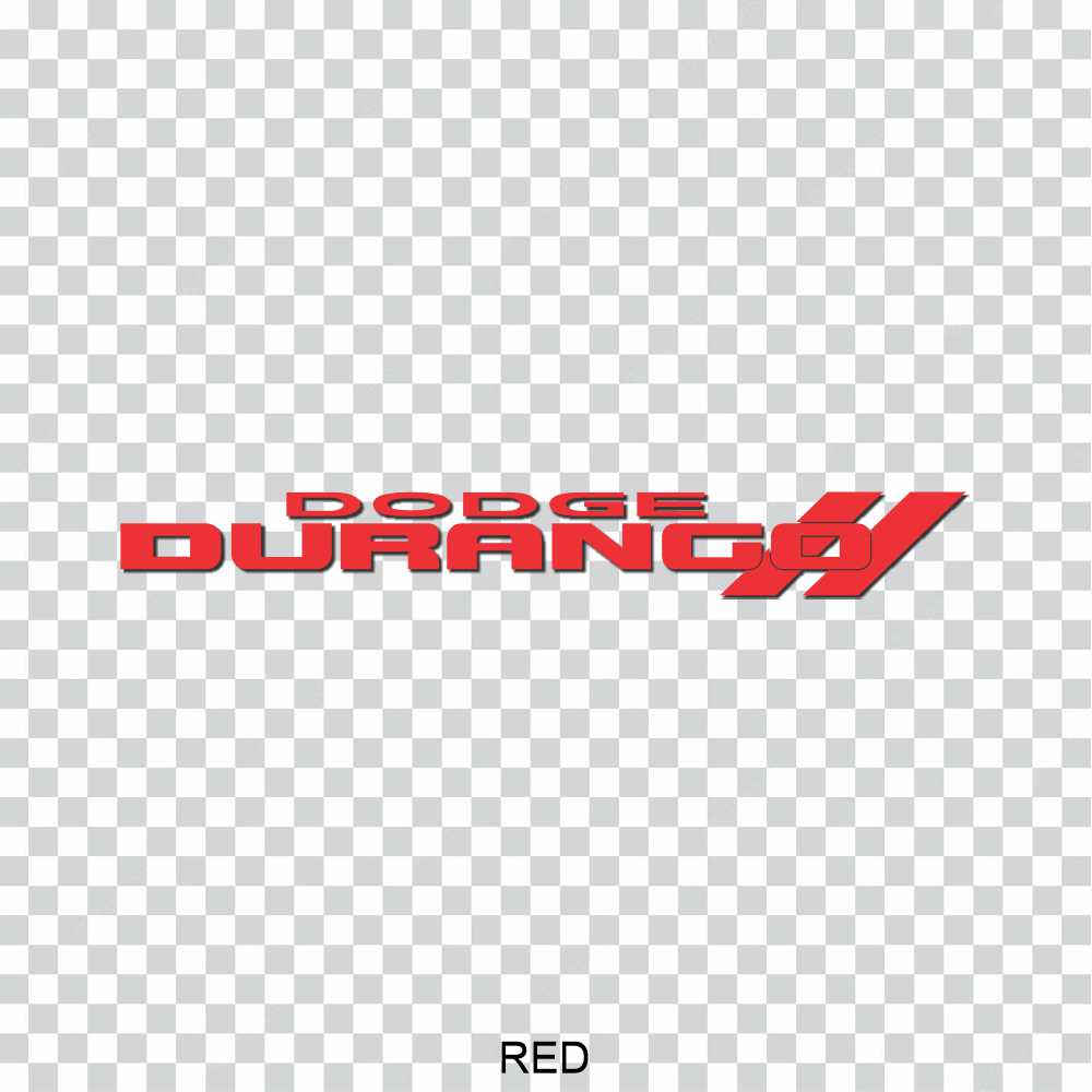 Dodge Durango Windshield Banner Decal Sticker A7 - Image 13