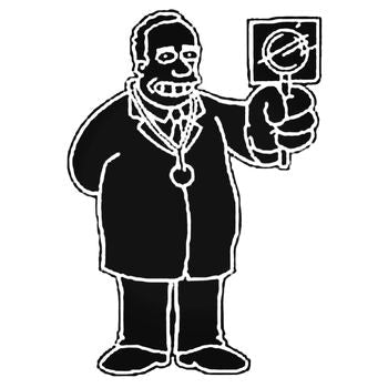 Dr Hibbert Vinyl Decal Sticker