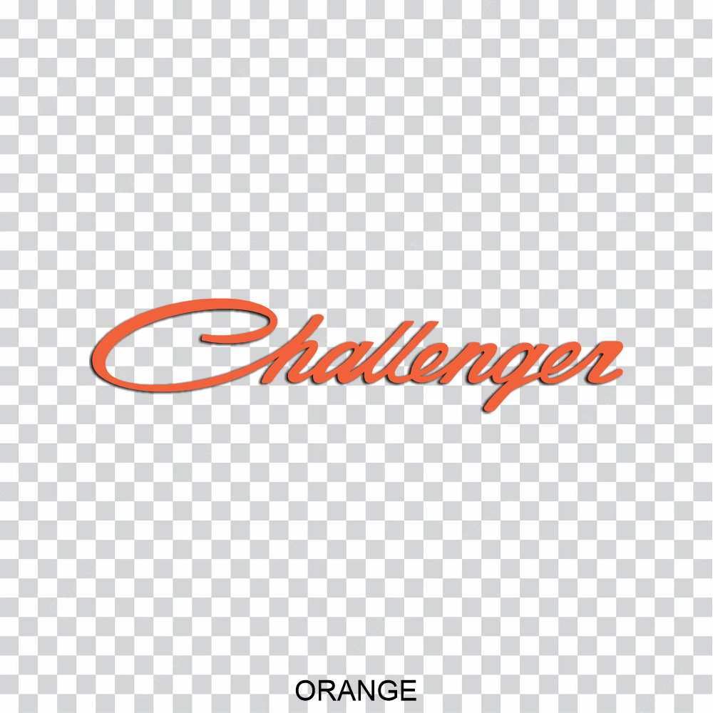 Dodge Challenger Script Windshield Banner Decal Sticker - Image 17