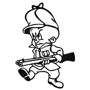 Elmer Fudd Style 1 Vinyl Decal Sticker