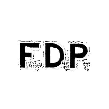 Fdp Sticker F.D.P. Band Logo Vinyl Decal Sticker - Top Auto & Motorcycle ...