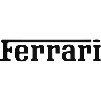 Ferrari Black Logo Vector Aftermarket Vinyl Decal Sticker