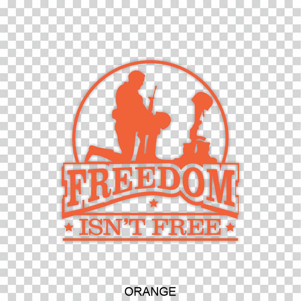 Freedom Isnt Free Decal Sticker - Image 15