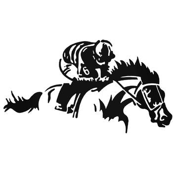 Horse Racing Style 2 Vinyl Decal Sticker