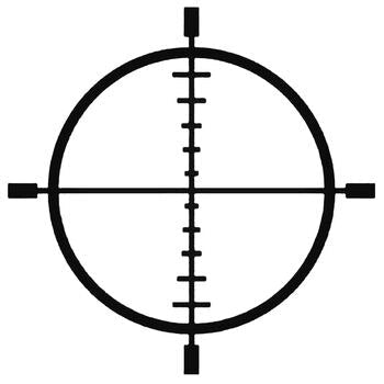 Hunting Crosshair V8 V Vinyl Decal Sticker