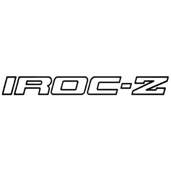 Iroc Z Graphic Vinyl Decal Sticker