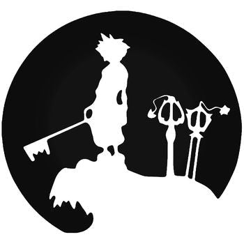 Kingdom Hes Sora Moon Gaming Vinyl Decal Sticker