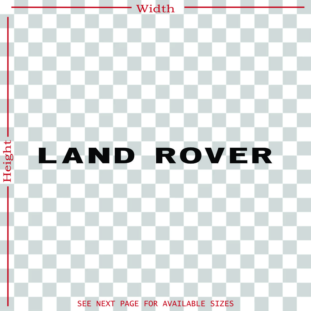Land Rover Vinyl Decal Sticker - Image 2