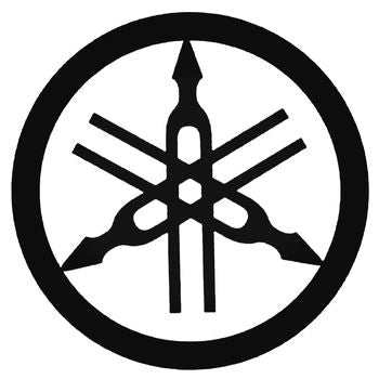 Large Tuning Fork Vinyl Decal Sticker