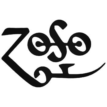Led Zeppelin Zoso Band Vinyl Decal Sticker