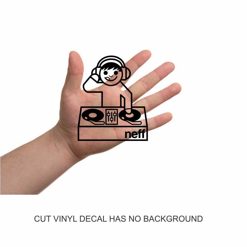 Neff Dj Blaster Vinyl Decal Sticker - Image 5