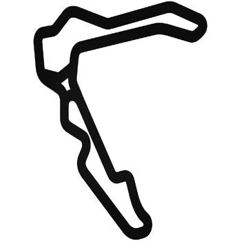 Pittsburgh International Race Complex Full Course Vinyl Decal Sticker