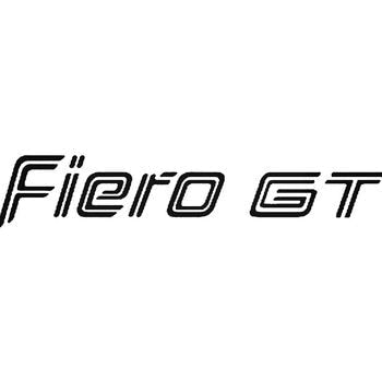 Pontiac Fiero Gt Replacement Decklid Graphic Vinyl Decal Sticker