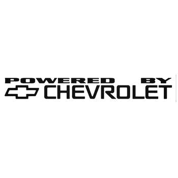 Powered By Chevrolet Windshield Banner Vinyl Decal Sticker
