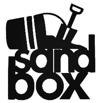 Sand Box Logo Vinyl Decal Sticker