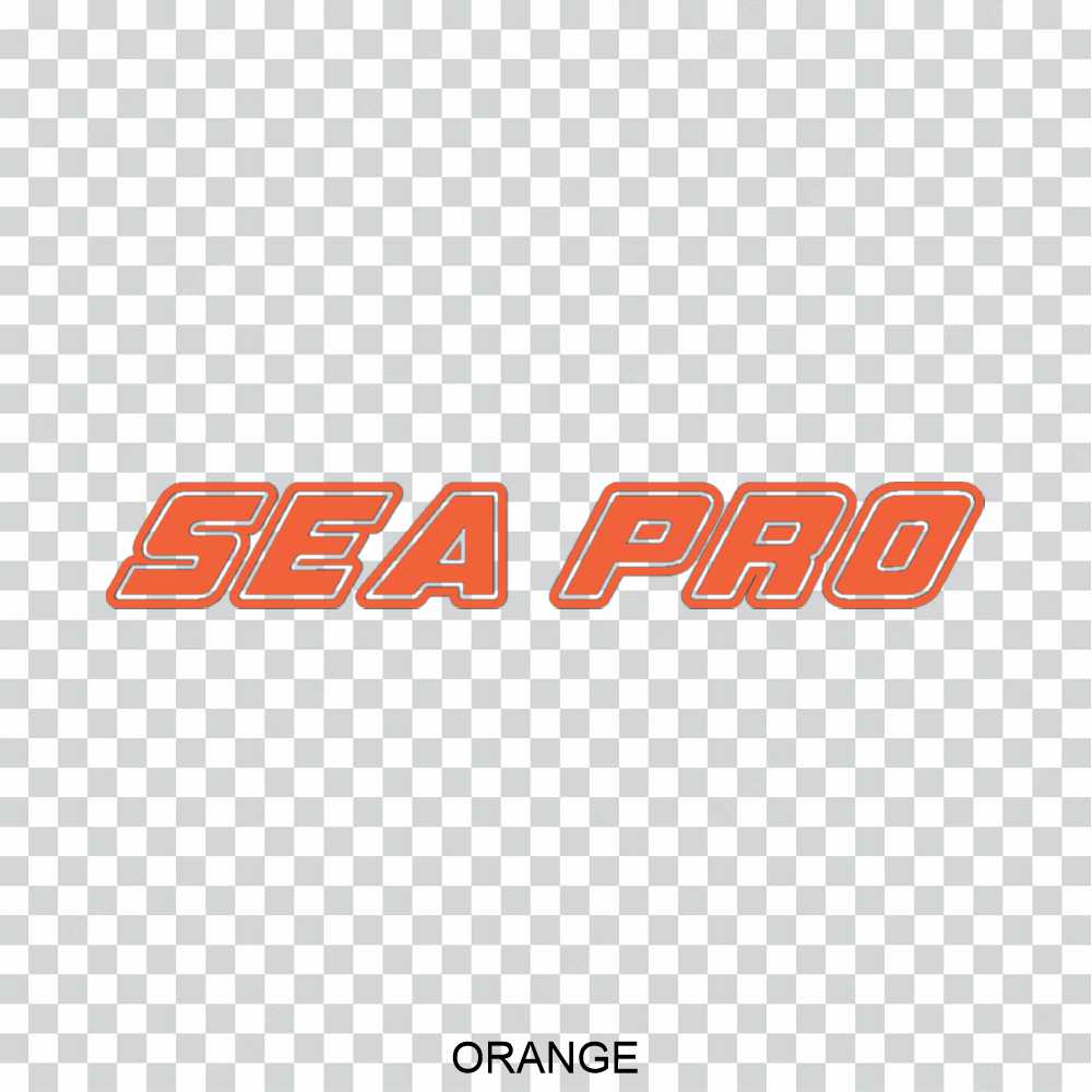 Sea Pro Boat Vinyl Decal Sticker - Image 14