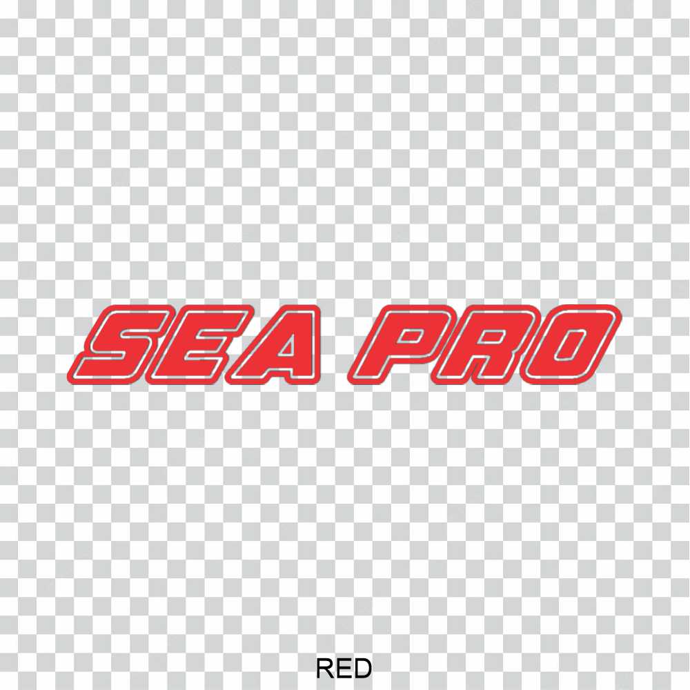 Sea Pro Boat Vinyl Decal Sticker - Image 17