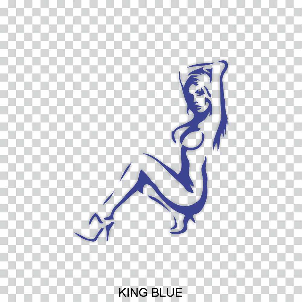 Sexy Stripper Girl Nude Vinyl Decal Sticker - Image 13