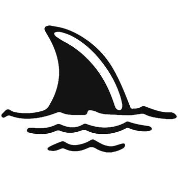 Shark Fin Fish Vinyl Decal Sticker