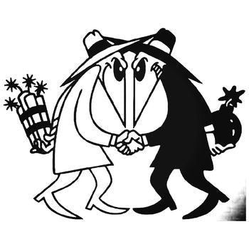Spy Vs Spy Vinyl Decal Sticker
