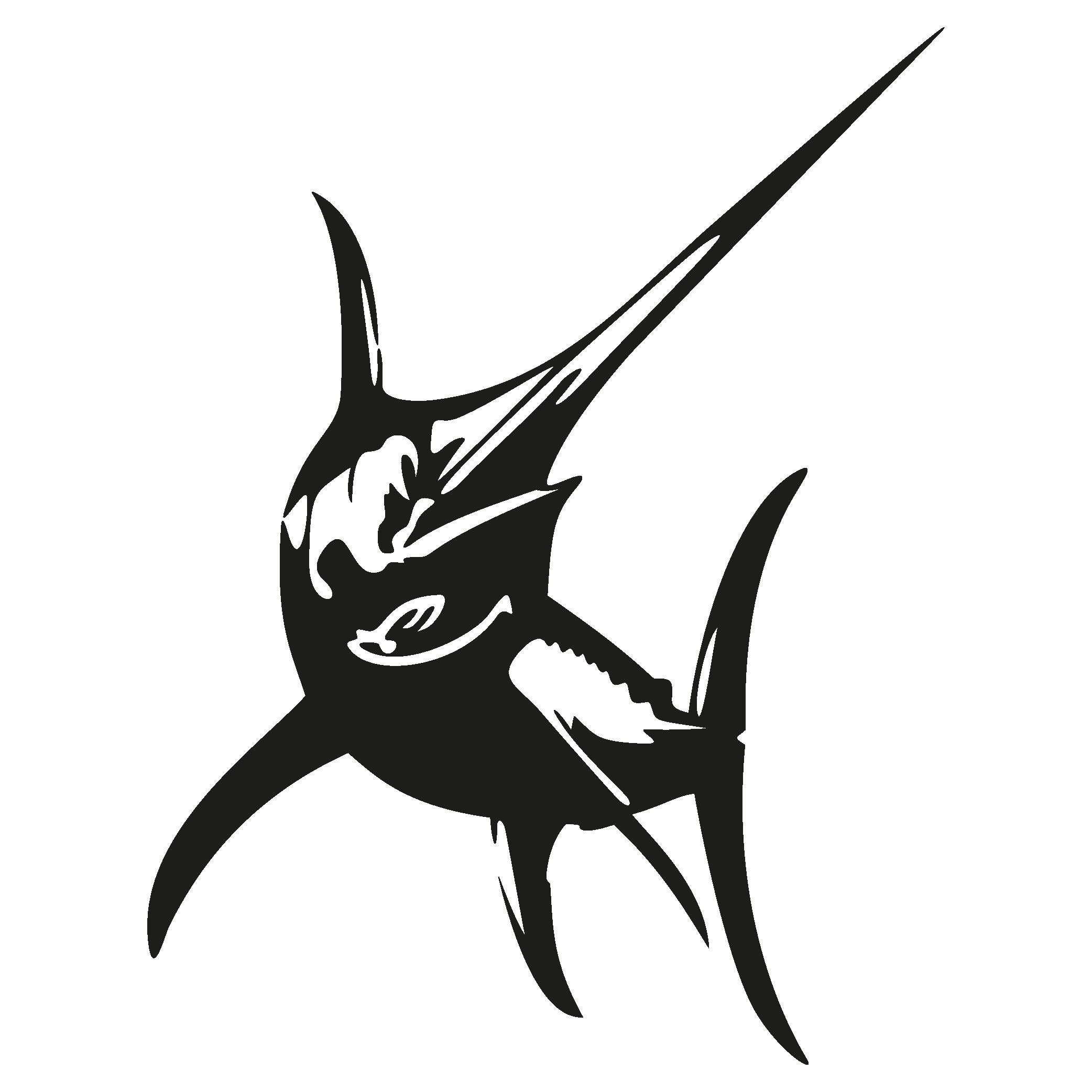 Swordfish Vinyl Decal Sticker