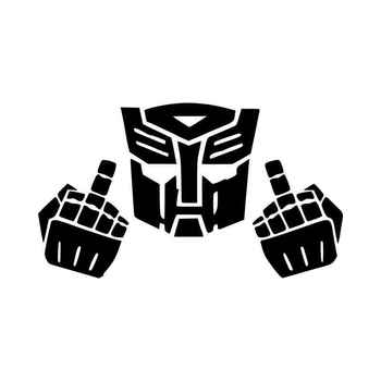 Transformers Autobot Middle Finger Vinyl Decal Sticker