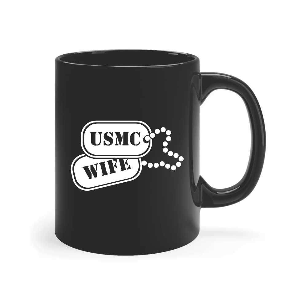 US Marine Corps Wife Dog Tags Vinyl Decal Sticker - Image 9