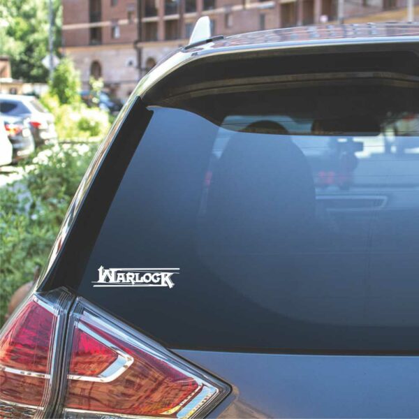 Warlock Ger Band Vinyl Decal Sticker - Image 9