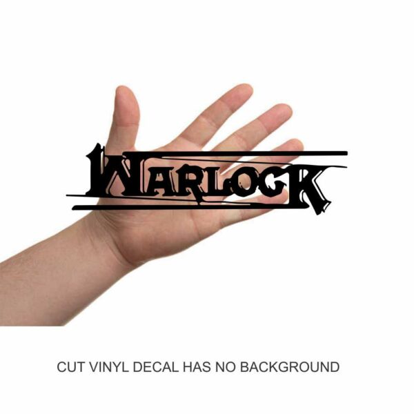 Warlock Ger Band Vinyl Decal Sticker - Image 5