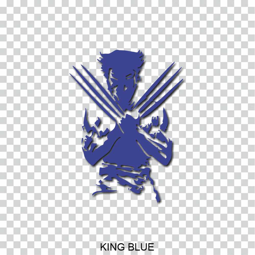 Wolverine Silhouette X-Men Vinyl Decal Sticker - Image 13