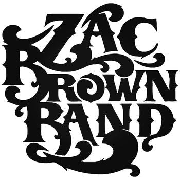 Zac Brown Vinyl Decal Sticker