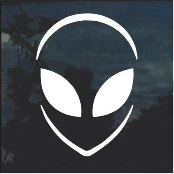Alien Head Decal sticker a2 - NiceDecal