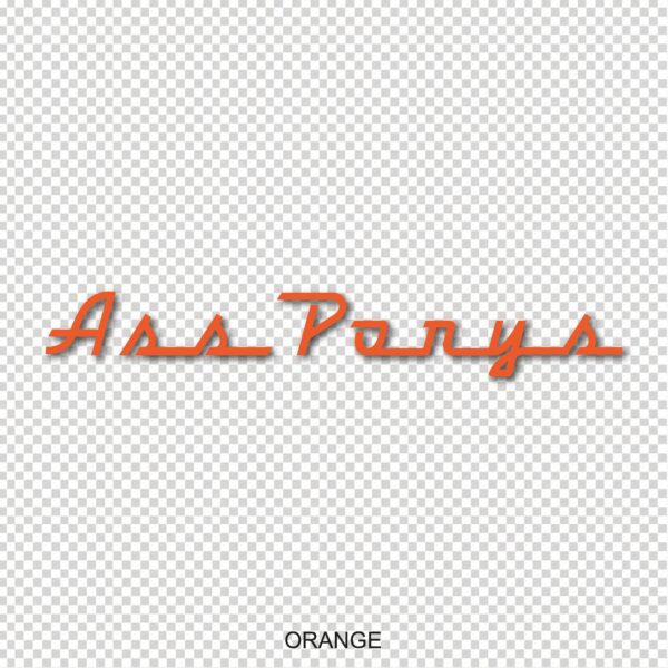 ass ponys band vinyl decal sticker
