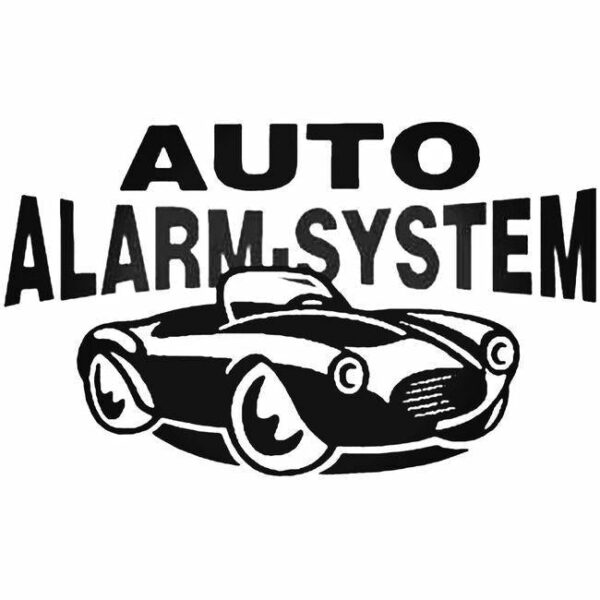 Auto Alarm System Aftermarket Decal Sticker - NiceDecal