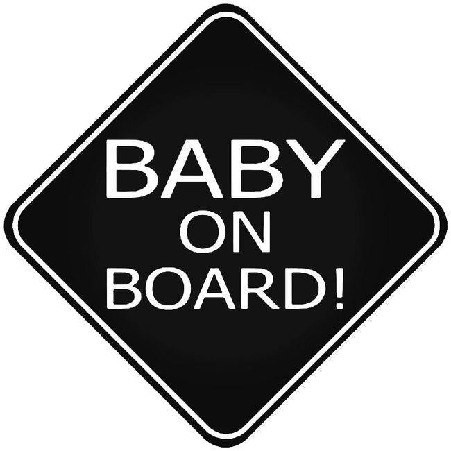 Baby On Board Caution Decal Sticker