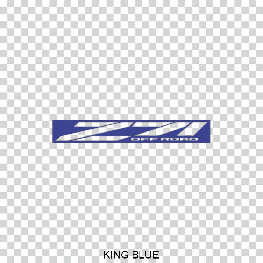 chevy z71 off road windshield banner vinyl decal sticker